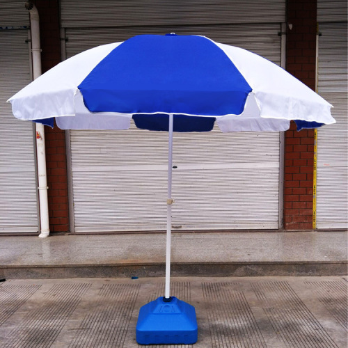 2.4 M Blue White Oxford Cloth Umbrella Sunshade Outdoor Seaside Beach Umbrella Store Promotion Big Umbrella