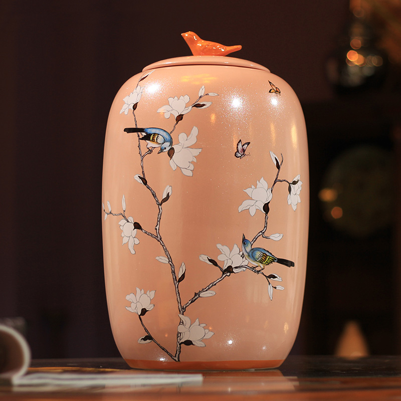 Modern Vase Ceramic Decoration Storage Tank Home Decoration Crafts