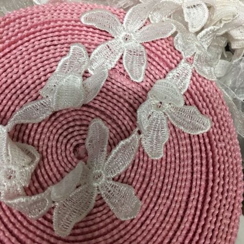 water soluble lace， clothing accessories.