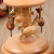 merry-go-round model original wood color music box fashion octave gifts good