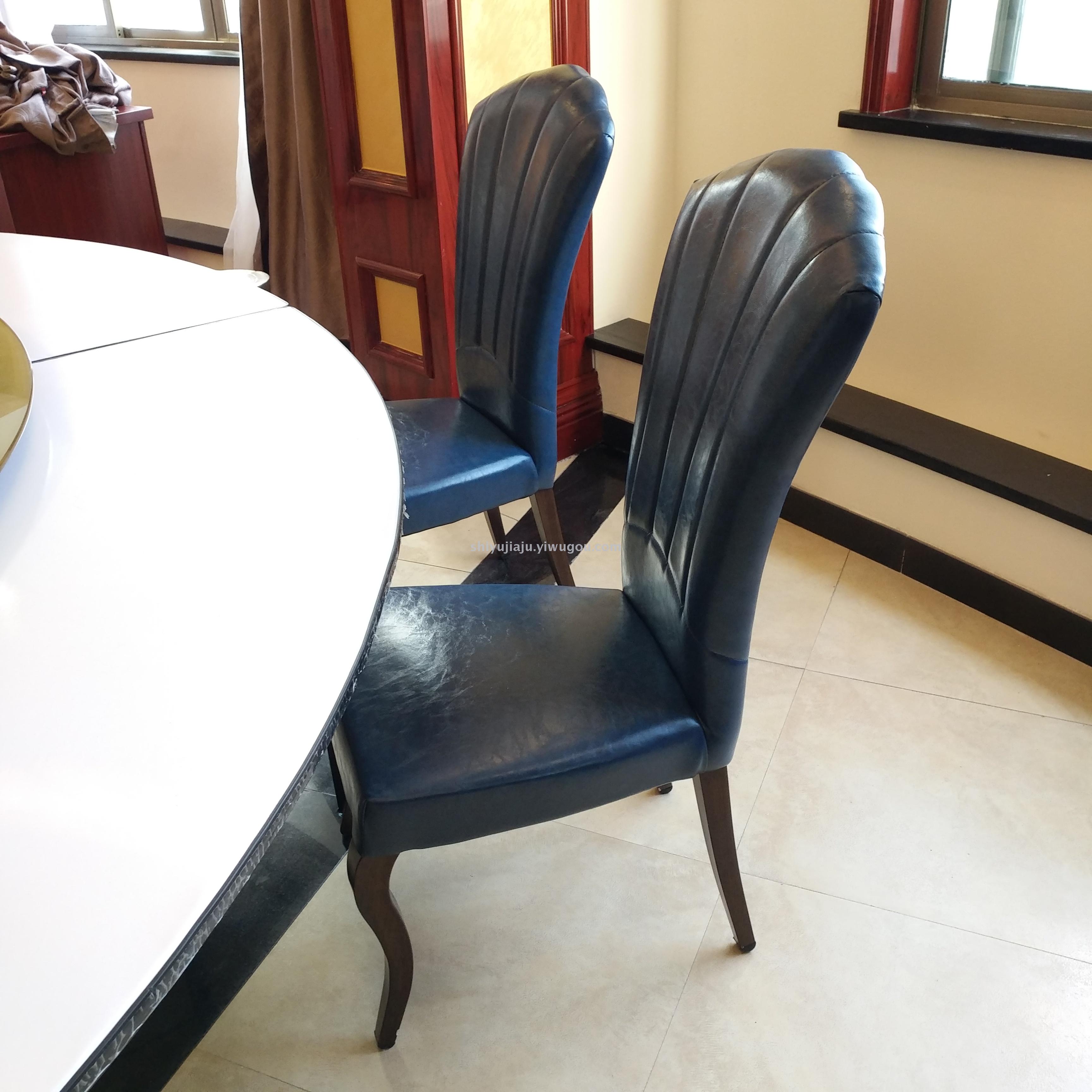 家具仿木椅金属贝壳椅包厢欧式软包椅_义乌市世誉酒店用品有限公司