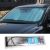 130X60 bubble aluminum foil front sun block printing LOGO yiwu foreign trade car sunshade cheap shade block