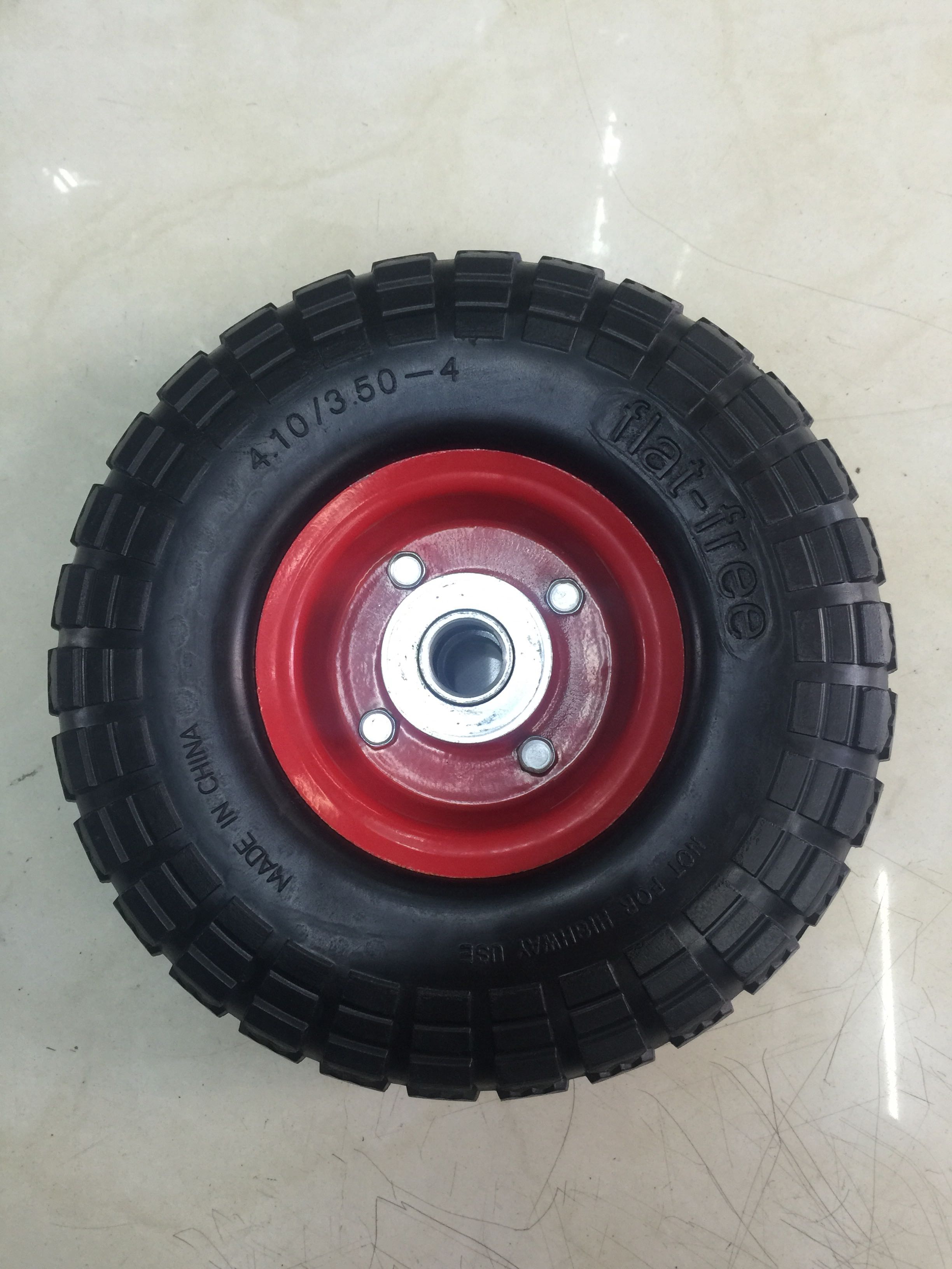 pu发泡轮货仓车轮手推车轮胎