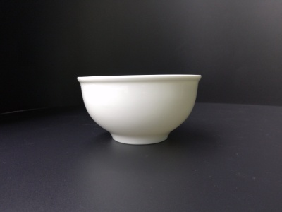 Ceramic bone porcelain bowl 6 inch European bowl white.