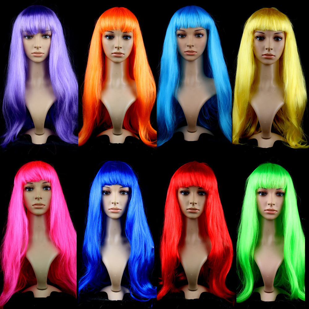 Supply Manufacturer Direct Selling Long Hair Wig Men And Women