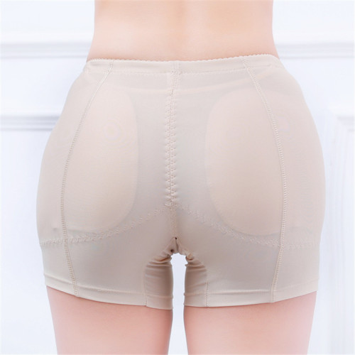 Women‘s Seamless Comfort and Breathable Boxer Slimming Sponge Mat Padded Hip Shaping Underwear