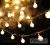 LED colored lights in the festive round ball room bedroom decoration lamp battery lamp.