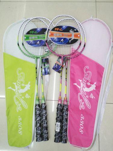 factory direct badminton racket 3308 integrated badminton racket double racket foreign trade badminton racket customization