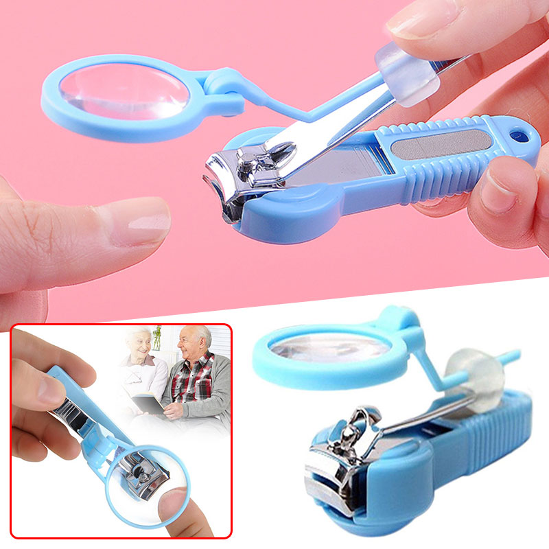 Supply elderly Children Pocket Finger Toe Nail Clipper Cutter with