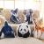 New simulation 3D printed animal world pillow nap pillow cat dog panda tiger lion pillow stuffed toy.