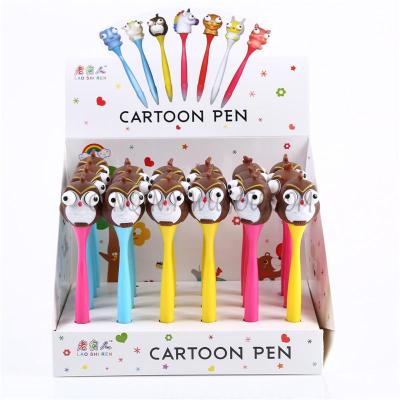 New public figures pen cartoon animal pen drum eye craft pen advertising gift ballpoint pen.