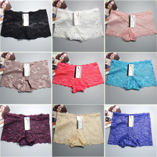 foreign trade ladies lace boxer stock women‘s underwear sexy pants wholesale
