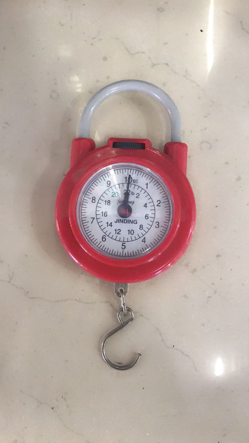 10kg便携式秤 弹簧秤 挂钩秤 钓鱼称 机械秤 指针秤