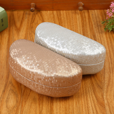 Manufacturers wholesale high-grade iron large-size glasses case new hot selling tin leather glasses case wholesale