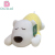 Fascinating Soft Long White Polar Bear Sleeping Pillow Plush Toy