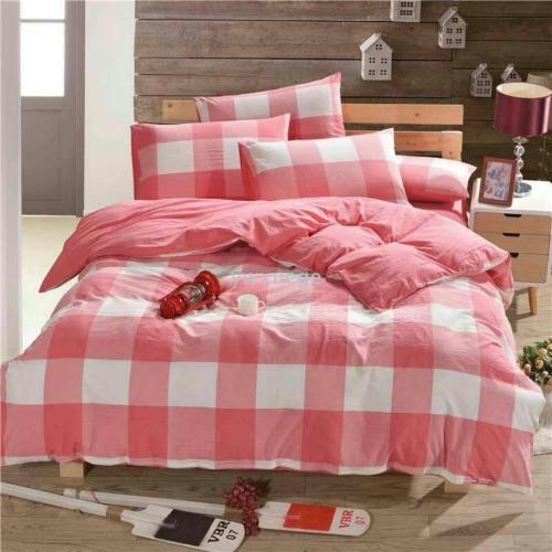 Ywxuege Quilt Core Quilt Summer Breathable Red Plaid Washed Cotton air Conditioning Summer Cool Quilt New