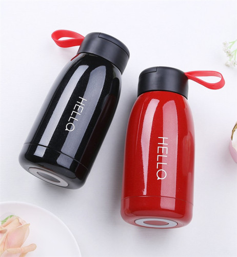 304 Stainless Steel Vacuum Cup Female Portable Mini Korean Student Water Cup Male fresh Simple Creative Trend Small Cup