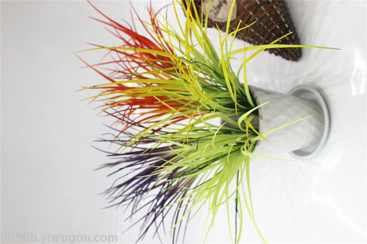 wholesale spray color soft rubber hand feeling plant wall with