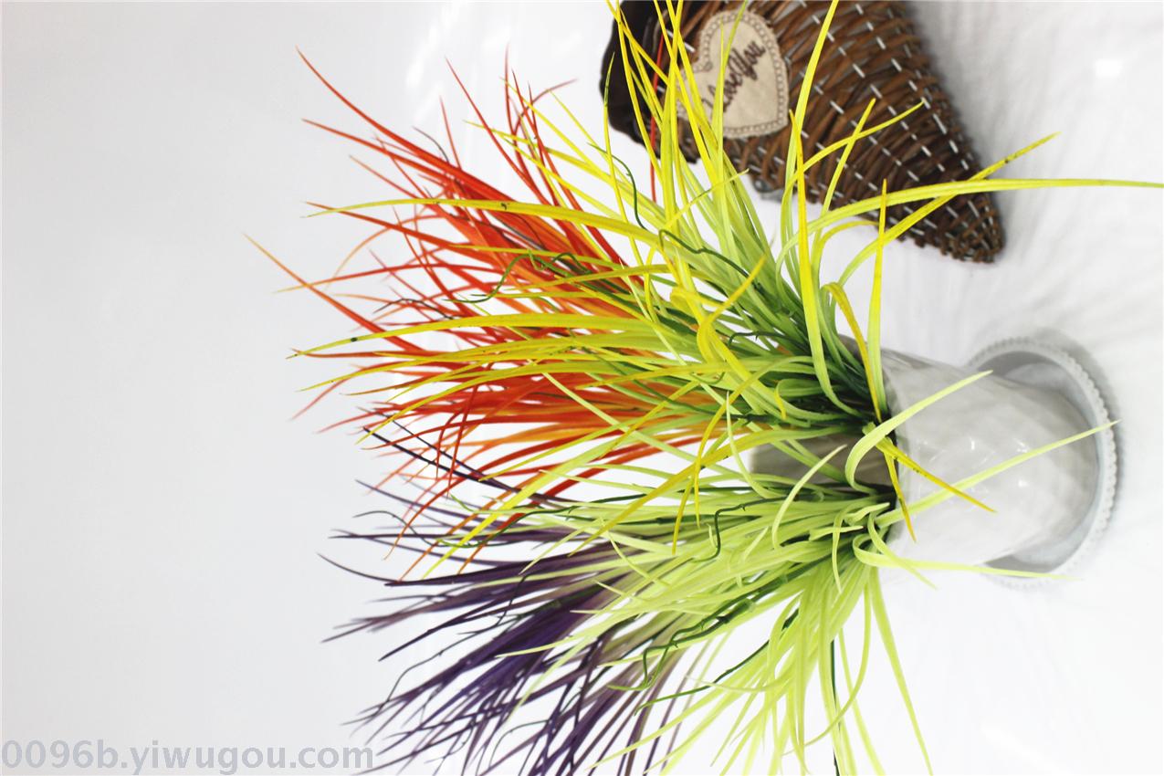 wholesale spray color soft rubber hand feeling plant wall with