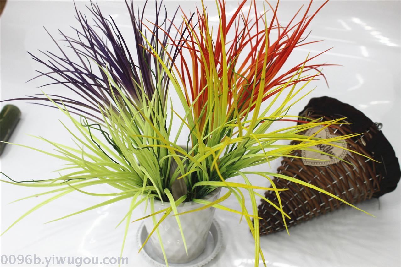 wholesale spray color soft rubber hand feeling plant wall with