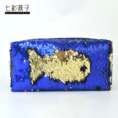 2019 new mermaid sequin prince package fish scales makeup bag variety of interesting fashion bag manufacturers