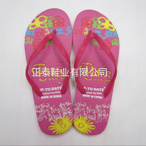 factory Customized Simple Letter Flower Home Wear Seaside Women‘s Non-Slip Flip-Flops Beach Flip-Flops
