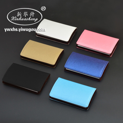 Xinhua Sheng Business Card Case Business Fashion Leather Men‘s and Women‘s Large Capacity Business Card Case Business Card Holder Office Supplies