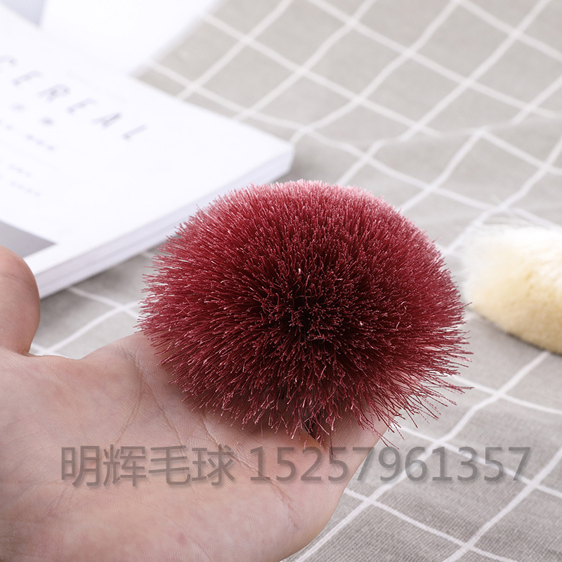fluff ball slippers