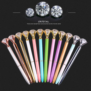 New Big Diamond Pen Truncheon Pen Metal Pen Student Gift Advertising Marker