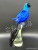 Glass handicrafts crystal glass auspicious happiness parrot bird home decoration new home furnishing creative gifts.