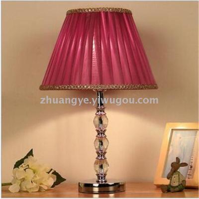 Supply Small Desk Lamp Modern Contracted Crystal Lamp Bedroom Sitting Room Study Bedside Table Lamp