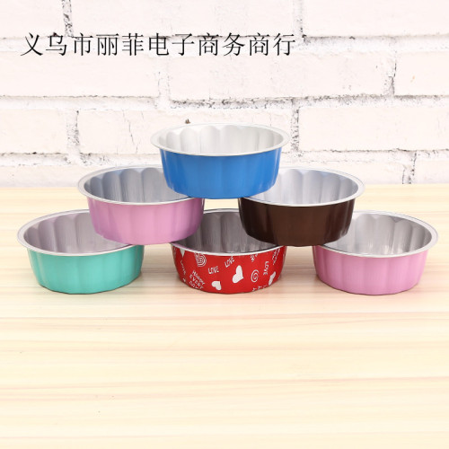 disposable lunch box， dessert packaging aluminum foil lunch box with plastic lid