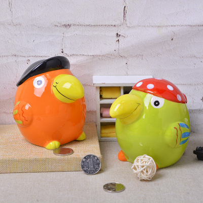 Piggy bank storage tank glazing technology creative small decoration wholesale.