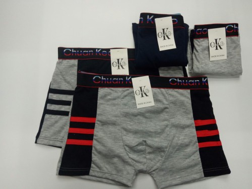 Men‘s Polyester Cotton Sports Version Casual Boxer Underwear Wholesale 