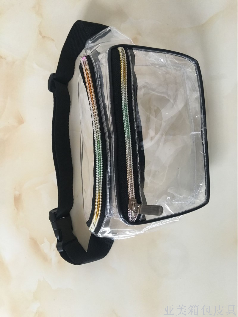 Hot style sells PVC outdoor sports bags for men and women with transparent personalities