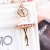 Fashionable ballerina girl key ring delicate high - class car key