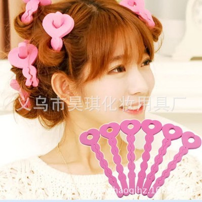 Wholesale Love Hair Curling Stick Sleeping Beauty Styling Hair Curling Does Not Hurt Hair Sponge Strips 6 Pieces into Curly Hair Tools