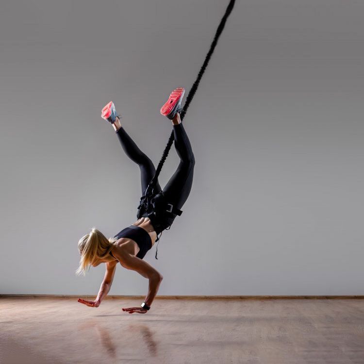 2d弹力 带空中瑜伽活力带 室内瑜伽飞天舞带 空中瑜伽蹦极魔_浙江东昊