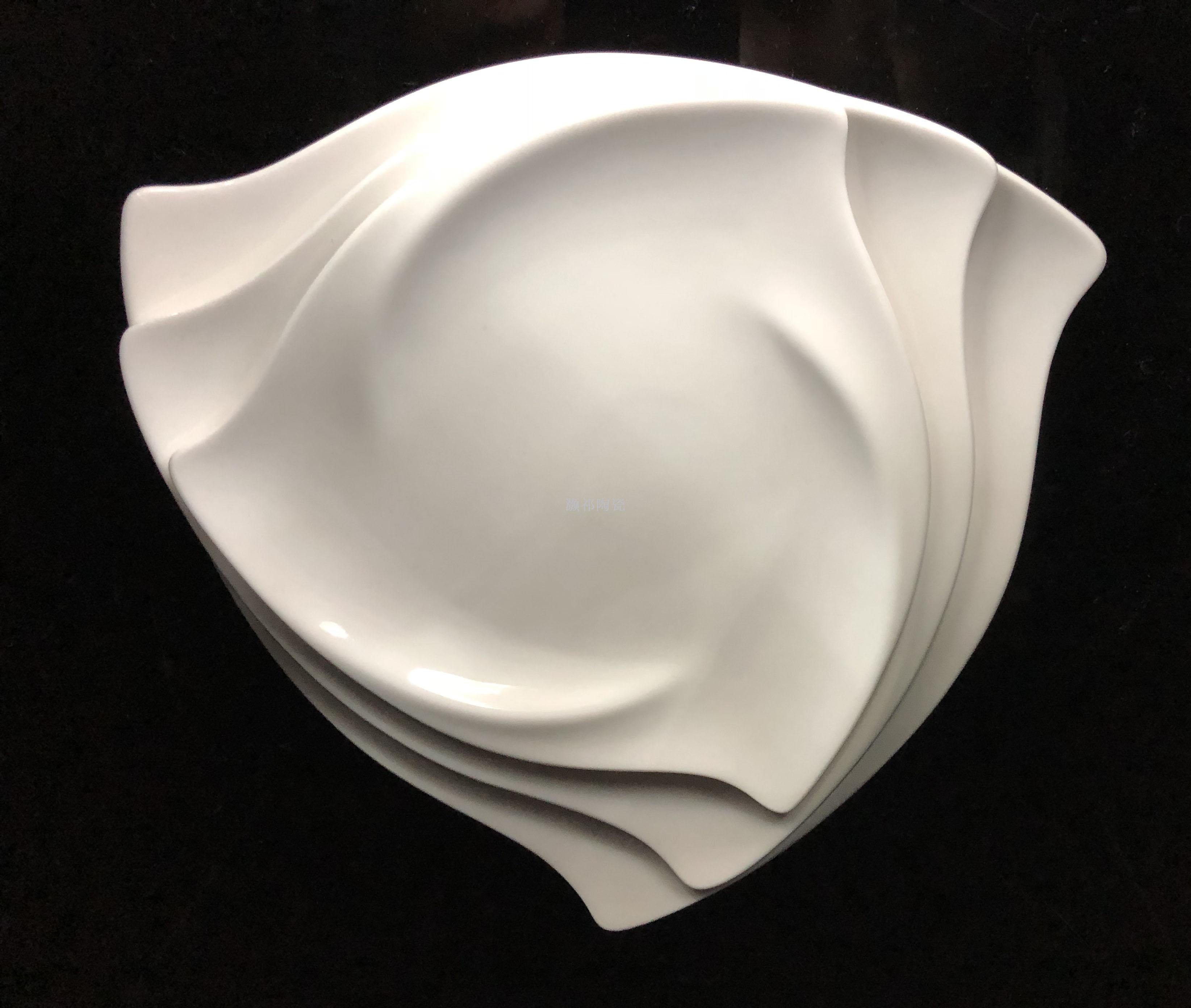 创意盘子陶瓷 餐具异形盘陶瓷欧式 酒店用品西餐盘_灏祁陶瓷(一洋陶瓷