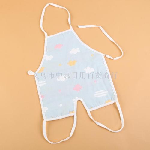 six-layer gauze bibs with leg baby belly band cotton cartoon cute multi-color optional