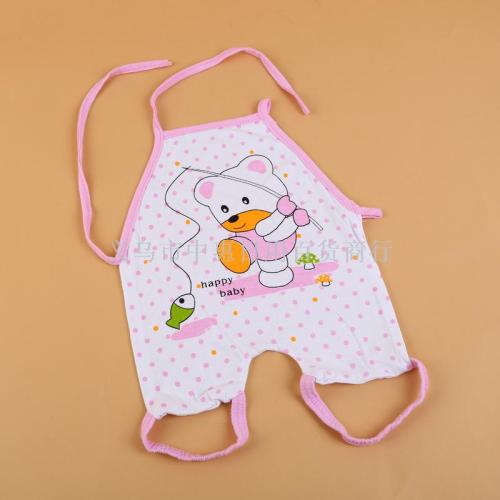 infant pure cotton lace legs apron bibs with leg apron multi-color optional