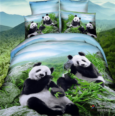 Shot in 3 d printing four - piece printed bedding bed sheet - style wholesale