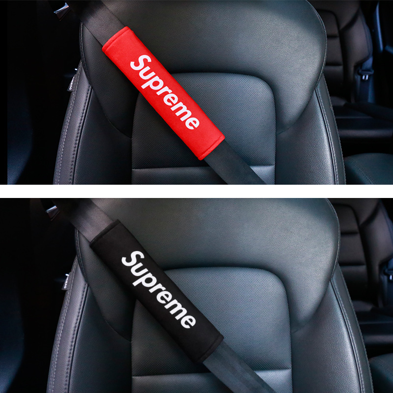 supreme seat belt pad