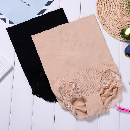 Hot Sale Postpartum High Waist Belly Pants Seamless Body Lifting Hip Corset Lace Briefs Factory Wholesale