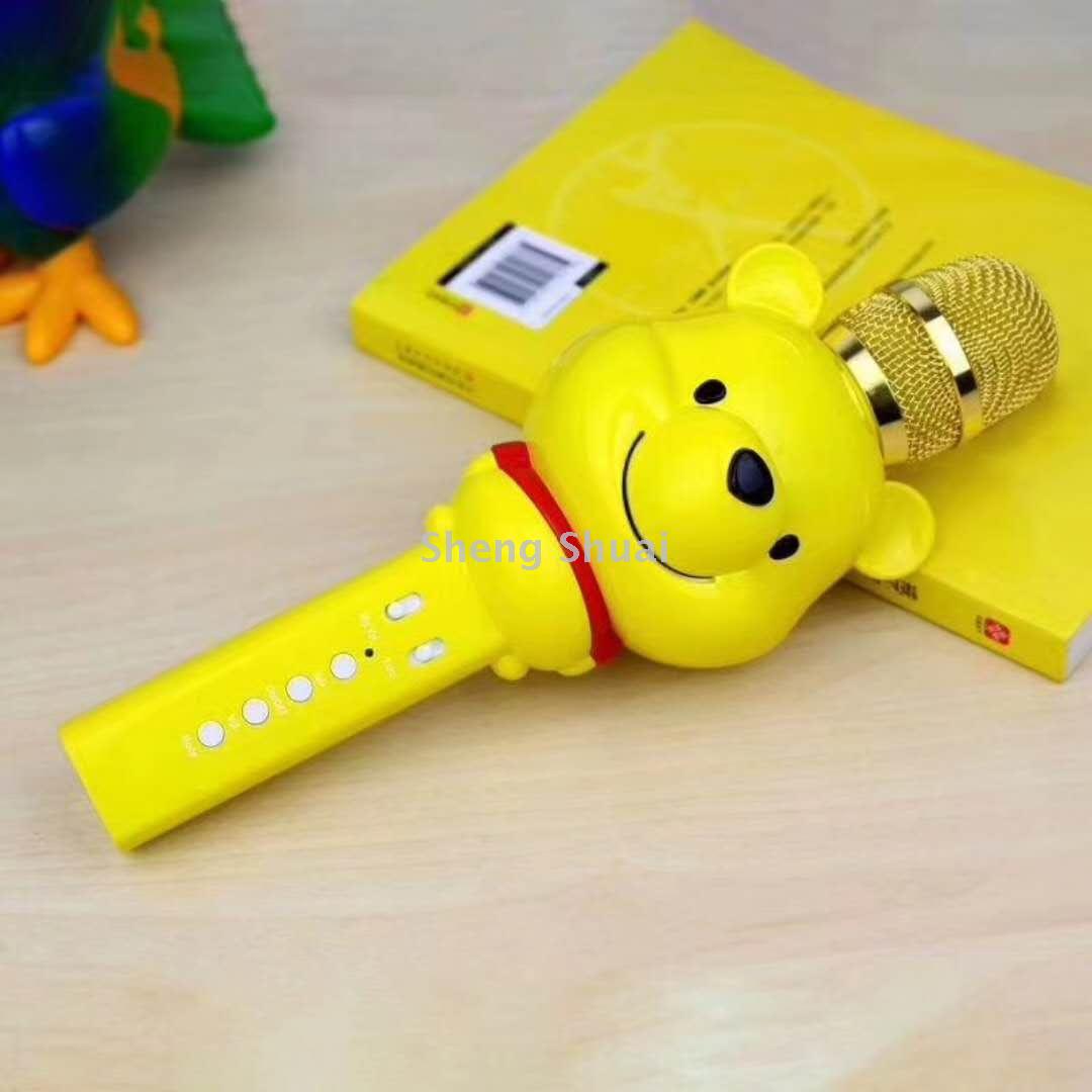 Supply U70 winnie the pooh cartoon wireless bluetooth microphone