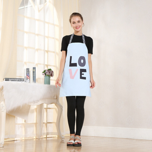 daily necessities new products love printed apron creative smock fashion home custom work clothes gift wholesale