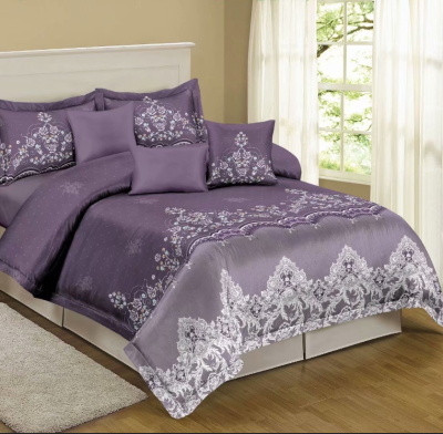 European-style imitation jacquard imitation embroidery four-piece simple bedspread bed bonin bed skirt pillowcase