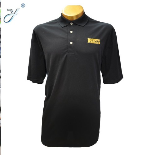Customed Working Suit Gift T-shirt Short-Sleeved Men‘s T-shirt Solid Color Flip T-shirt Youth Imported Embroidery