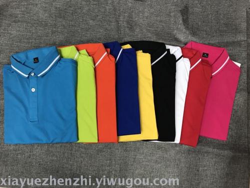 Multi-Color Short-Sleeved CVC Men‘s T-shirt Couple‘s Cultural Shirt Business Attire Customized Summer Knitted Products