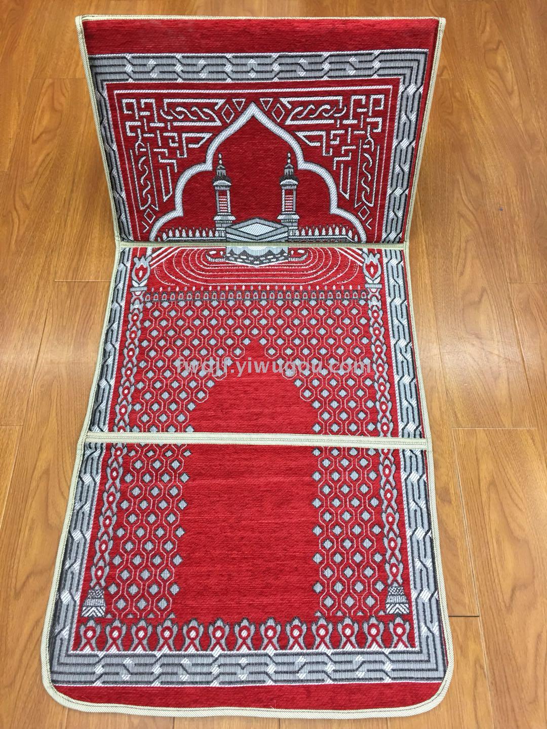 Supply Shinier islamic folding prayer mat Arab Muslim prayer mat